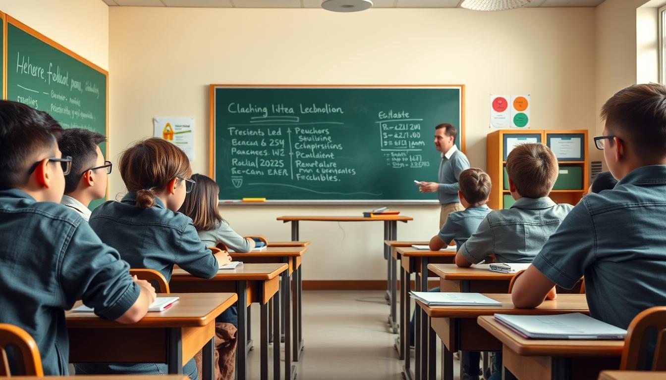 Student preparing for exams with study materials