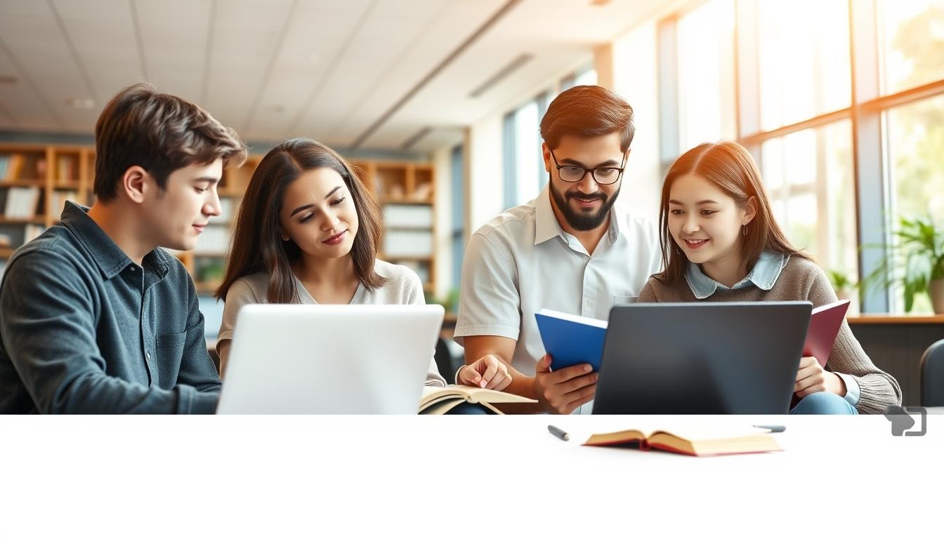 Student developing practical and academic skills